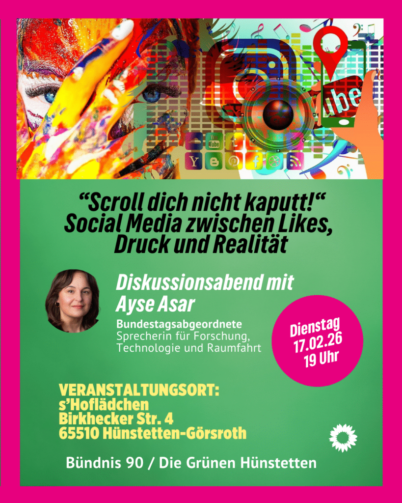 Diskussionsabend über Social Media am 17.02.2026 in Görsroth mit Ayse Asar