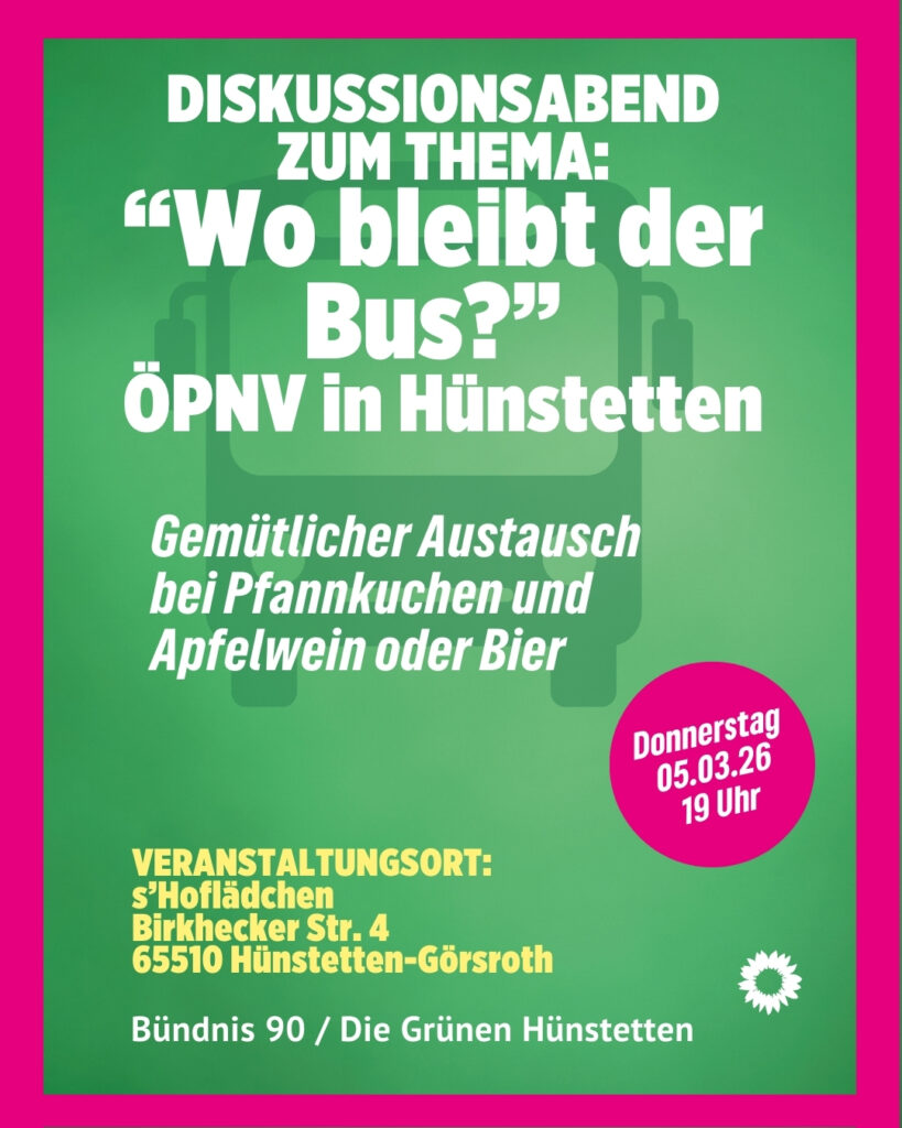 Diskussionsabend über öffentlichen Nahverkehr